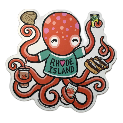 Sticker - RI Octopus