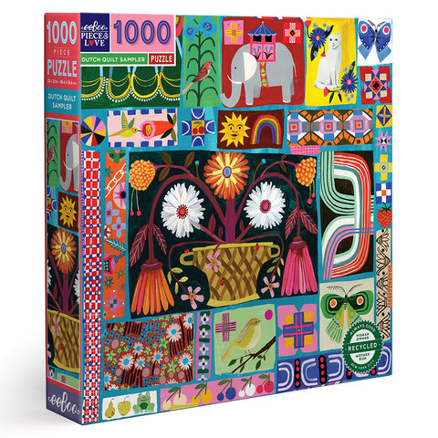 1000 piece puzzle - Dutch Quilt Sampler