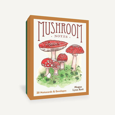 Mushroom Notes Boxed Notecards