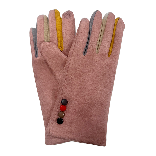 Gloves - Rainbow Buttons