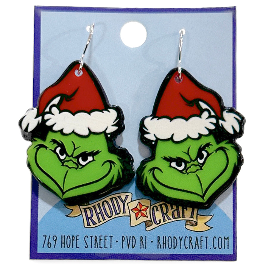 Earrings - Grinch