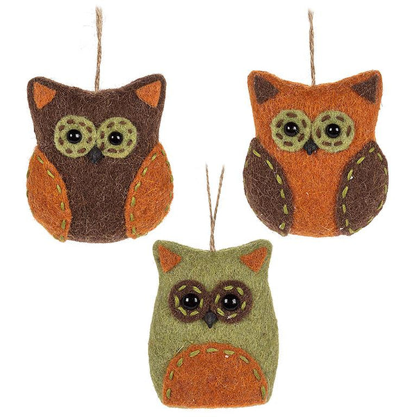 Ornament - Autumn Owls