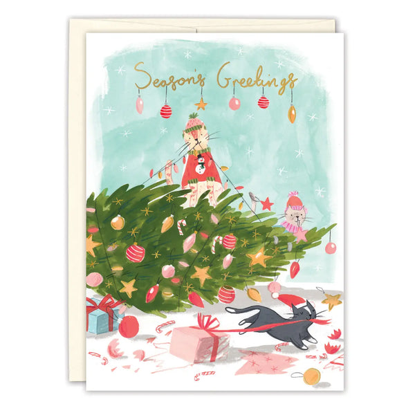 Boxed Holiday Cards - Cat's Mischief
