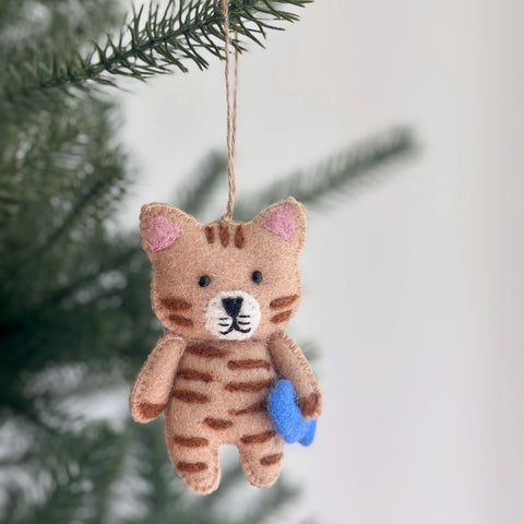 Ornament - Tan Cat