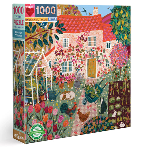 1000 piece puzzle - English Cottage