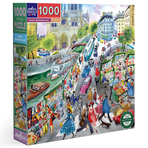 1000 piece puzzle - Paris Bookseller