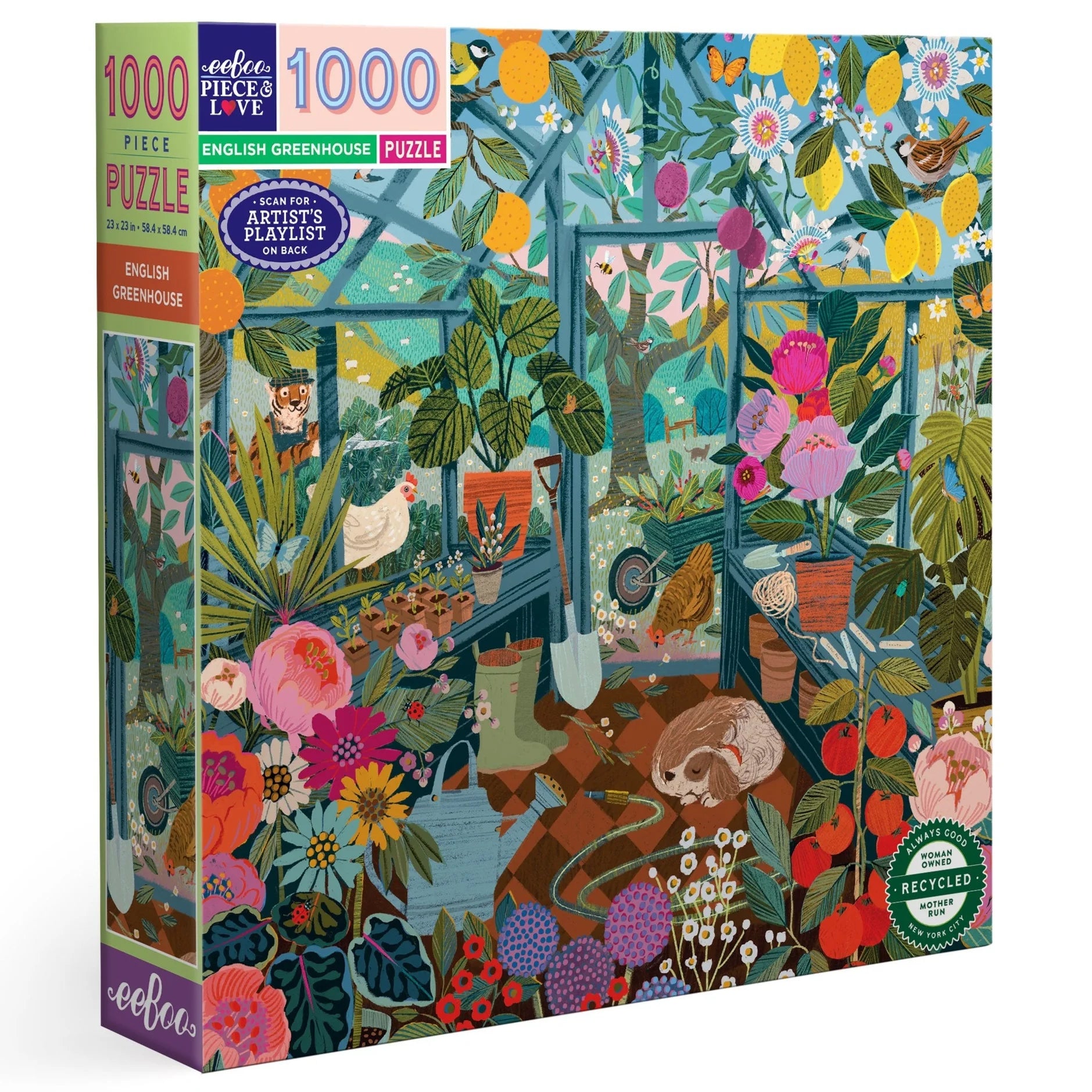 1000 piece puzzle - English Greenhouse