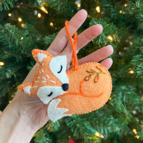 Ornament - Sleeping Fox