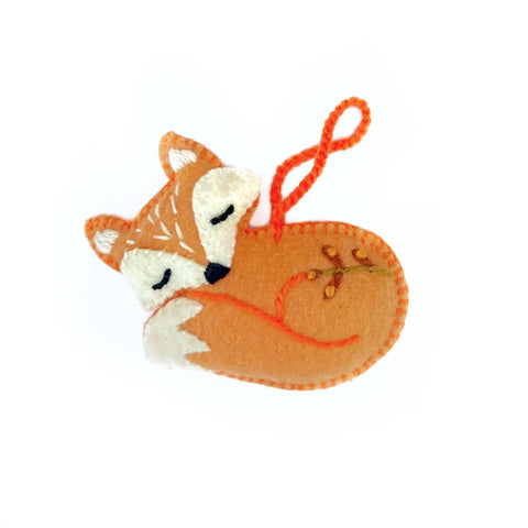 Ornament - Sleeping Fox