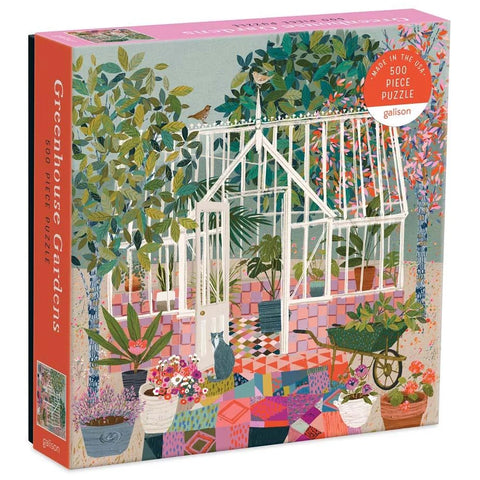 500 piece puzzle - Greenhouse Gardens