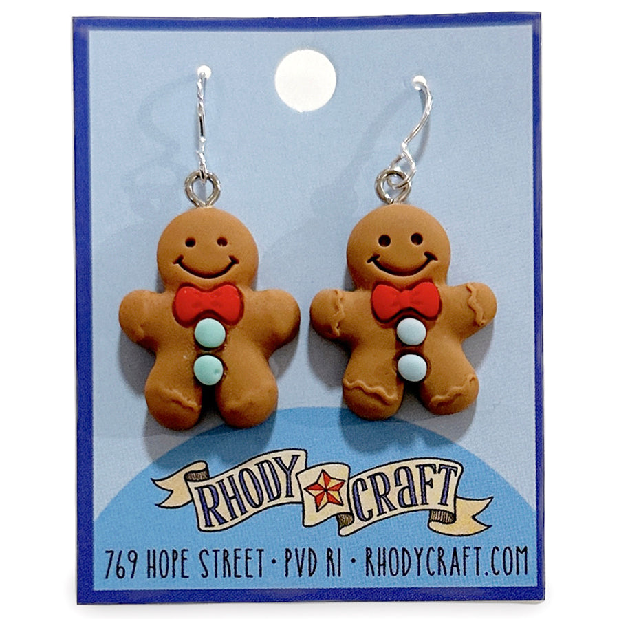 Earrings - Gingerbread Man