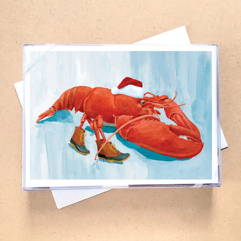 Boxed Holiday Cards - Lobster
