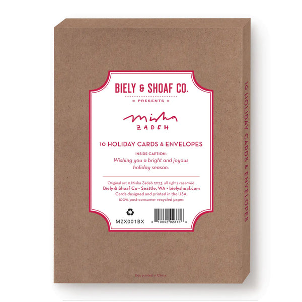 Boxed Holiday Cards - Red Berries
