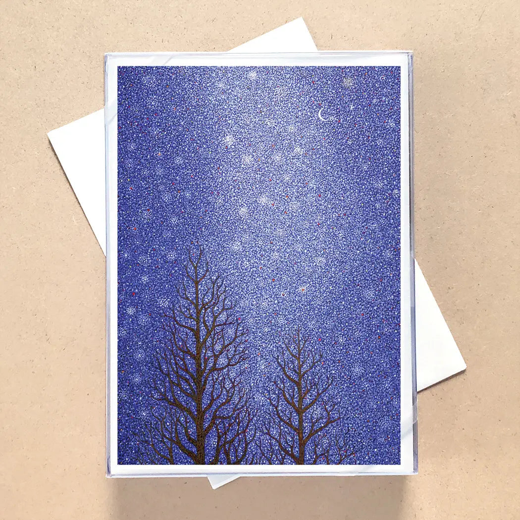 Boxed Holiday Cards - Snowfall Stars