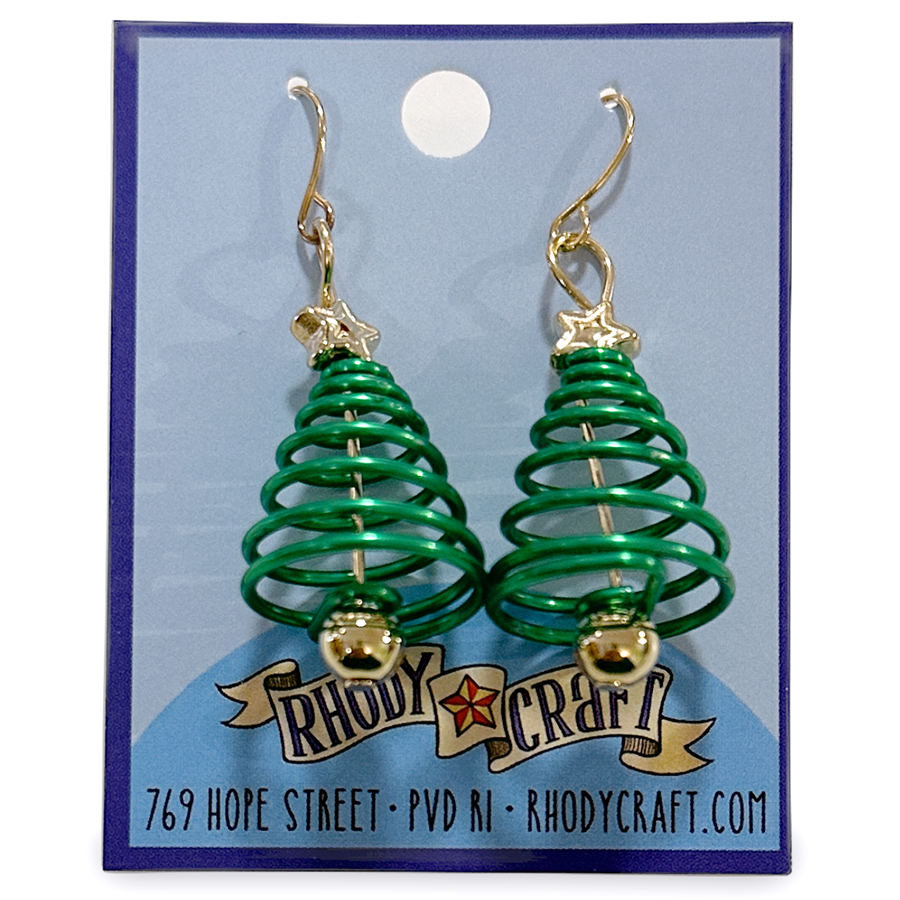 Earrings - Spiral Tree