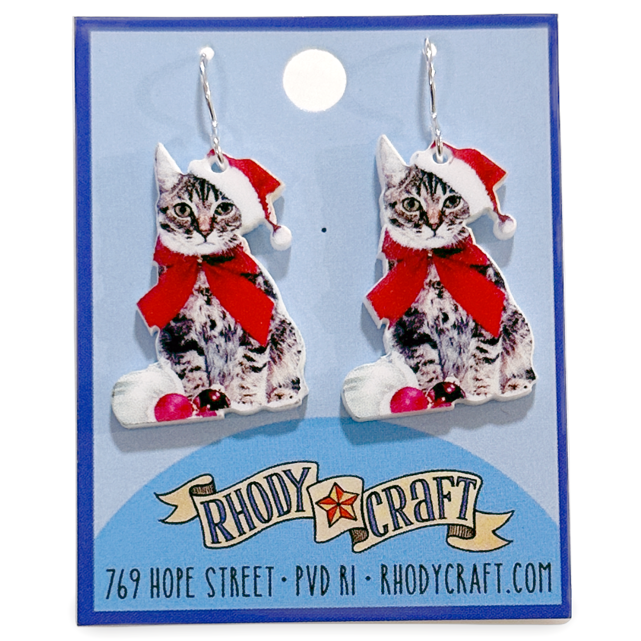 Earrings - Vintage Cat