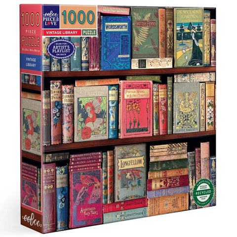 1000 piece puzzle - Vintage Library