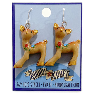 Earrings - Vintage Reindeer