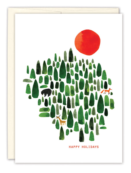 Boxed Holiday Cards - Winter Forest
