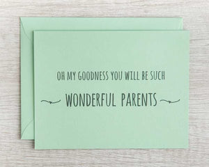 Card - Wonderful Parents