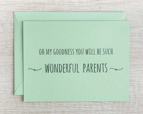 Card - Wonderful Parents