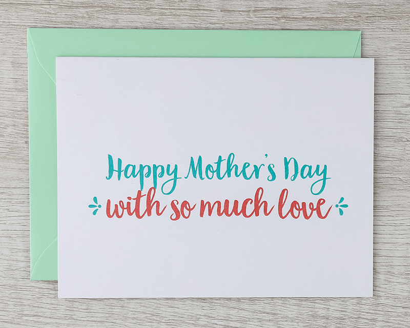 Card - Mother's Day - With Love