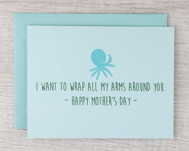 Card - Mother's Day - Octopus