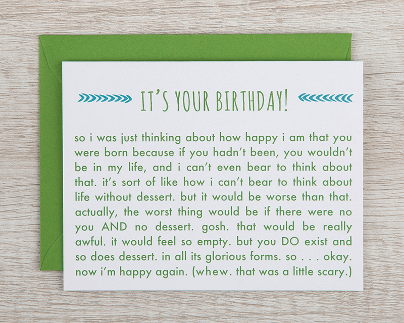 Card - Birthday - Wordy