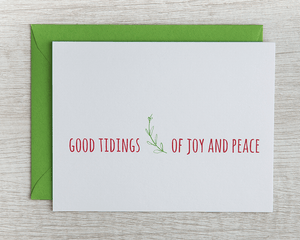 Card(w) - Holiday - Good Tidings