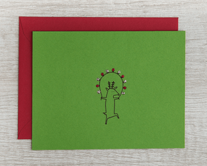 Card(w) - Holiday - Reindeer Jumping