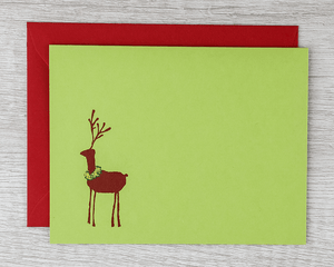 Card(w) - Holiday - Reindeer Tall