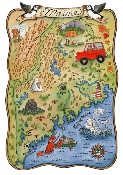 New England Maps
