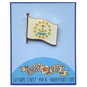 Pin - RI Flag