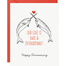 Card - Anniversary Narwhals