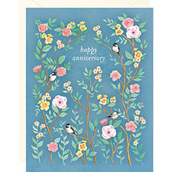 Card - Anniversary - Flowers