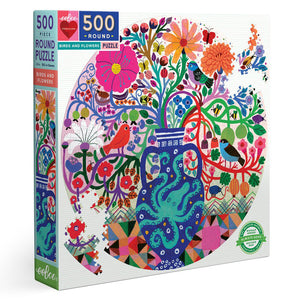 500 piece puzzle - Birds & Flowers