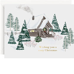 Card - Holiday - Cozy Cabin