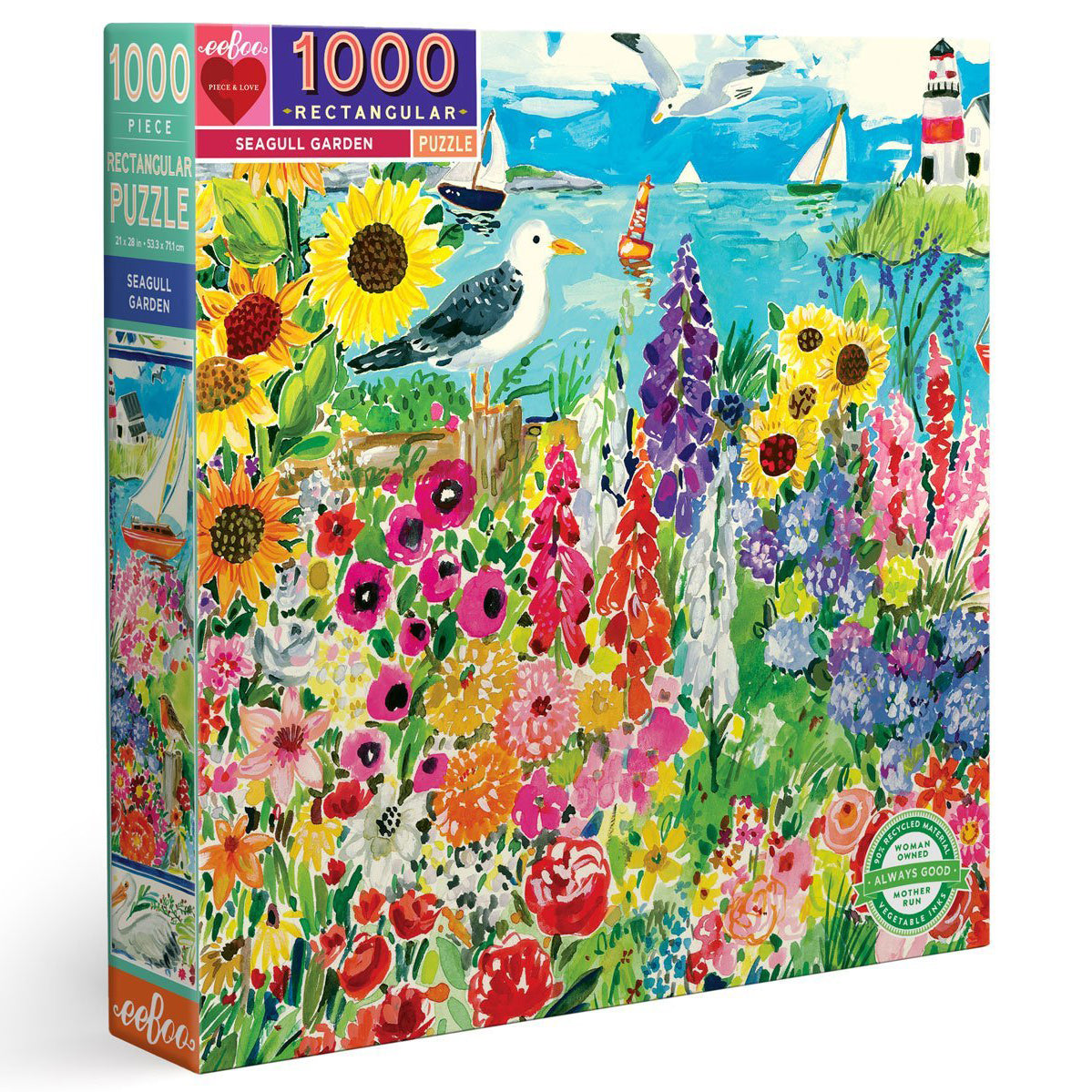 1000 piece puzzle - Seagull Garden