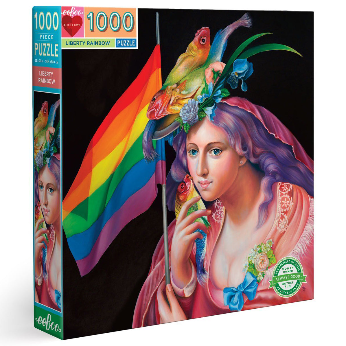1000 piece puzzle - Liberty Rainbow