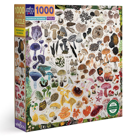 1000 piece puzzle - Mushroom Rainbow