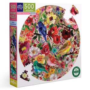 500 piece puzzle - Birds & Blossoms