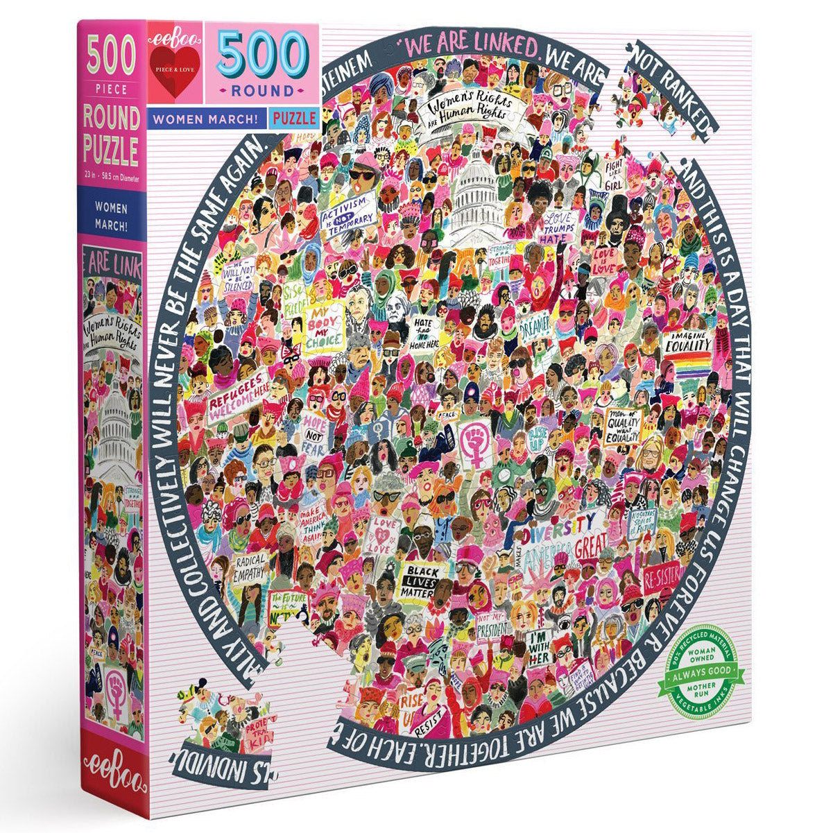 500 piece puzzle - Women's March