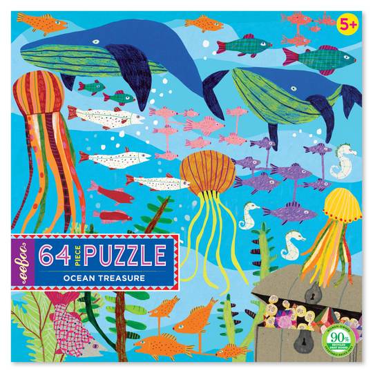 64 piece puzzle - Ocean Treasure