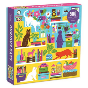 500 piece puzzle - Curious Cats