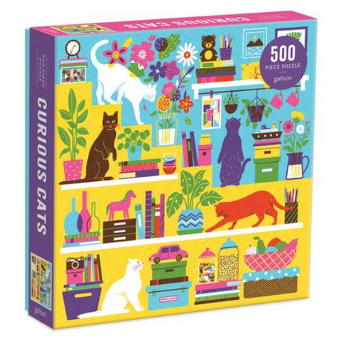 500 piece puzzle  - Curious Cats