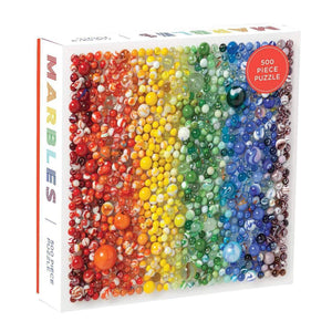 500 piece puzzle - Rainbow Marbles