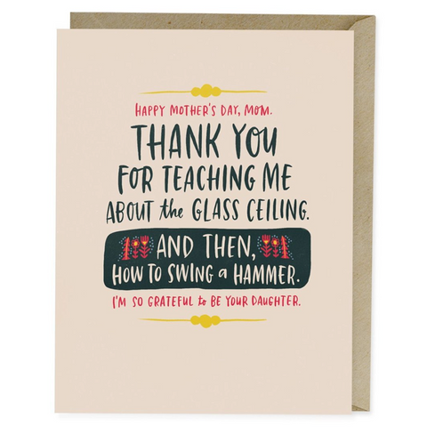 Card - Mother's Day - Glass Ceiling