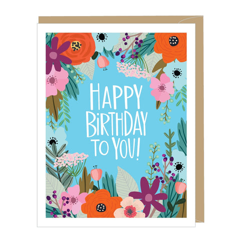 Card - Birthday - Floral