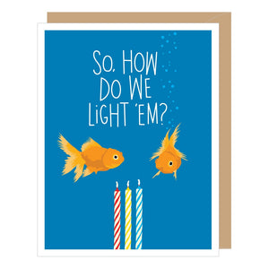 Card - Birthday - Goldfish