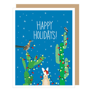 Card - Holiday - Desert Bunny
